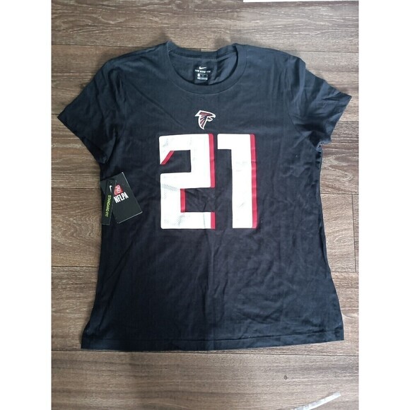 Women's Nike Falcons Gurley II Game Time T-Shirt Size Medium Black  NWT - Picture 2 of 8